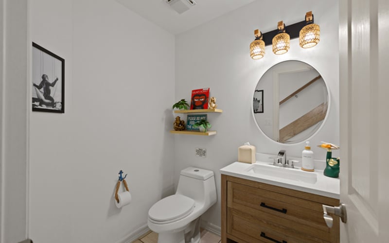 Monkey bathroom / Half bath located downstairs