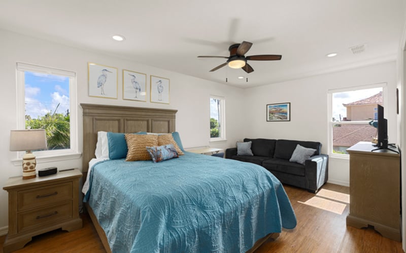 Heron room/Queen bed, Queen Pull out bed